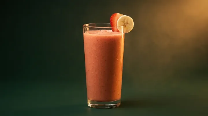 Strawberry and banana smoothie